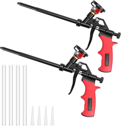 Professioneel PU-schuimpistool set van 2 - Ergonomisch en metalen doseerpistool voor doe-het-zelvers en professionals