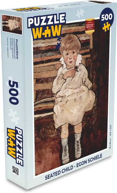 Puzzel Seated child - Egon Schiele - Legpuzzel - Puzzel 500 stukjes