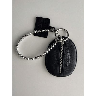 Accessoire Pendentif de Sac Tendance Sac à Clés en Cuir Noir Texturé de Haute Qualité Cadeau Porte-clés Adapté pour les Cadeaux de Saint-Valentin et Sac à Clés 1pc noir