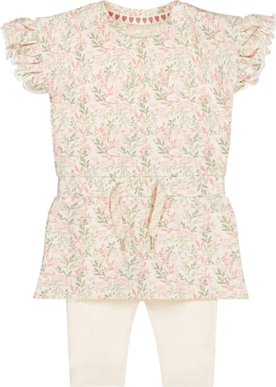 Dirkje R-CHERRY Meisjes Kledingset - Off white - Maat 56