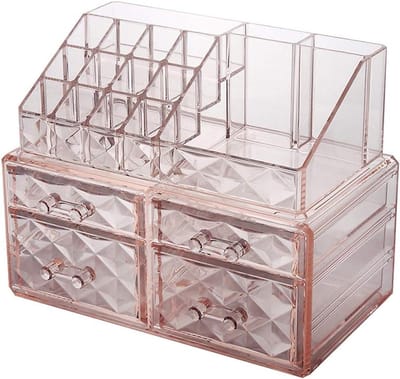 Sieradendoos Organizer - Cosmetica Opberger - Sieraden Opbergen - Multifunctioneel Compartiment - 187x15x24cm - Paars Roze