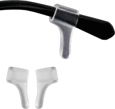 Fako Bijoux - Anti-slip Oorhaakjes Mini - Brilhaakjes - Siliconen - Transparant - 1Paar