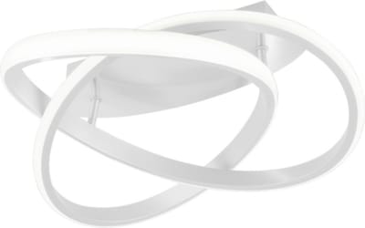 REALITY COURSE - Plafondlamp - Wit mat - incl. 1x SMD 18W - Dimbaar met schakelaar - Plafondbevestiging - Niet geschikt voor externe dimmer - 4000K