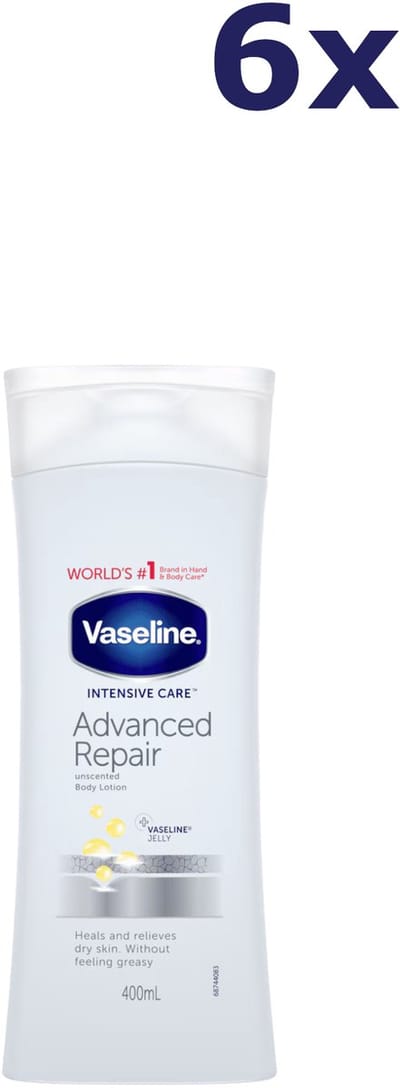 6x Vaseline Intensive Care Advanced Repair Bodylotion 400ml