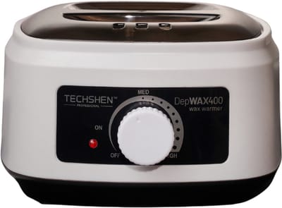 Techshen by Ricki Parodi – DepWax 400 Professionele Waxverwarmer – Wax Pot 400ml – Instelbare Temperatuur – Voor Hars, Film & Blokwax