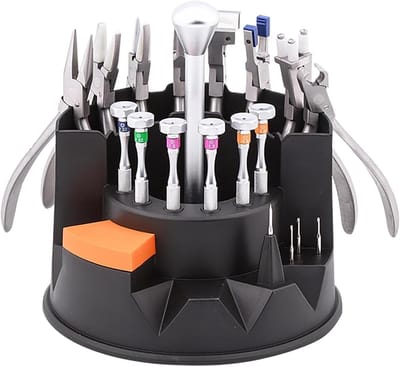 Brillen Reparatie Set - Optische Onderhoudsset - Montage Aanpassen - 6 Precisie Schroevendraaiers - 8 Tangen - Multicolor