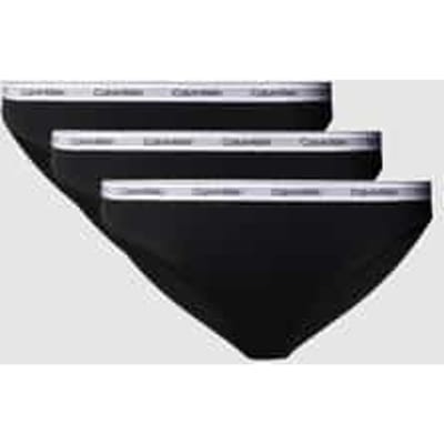 Calvin Klein 3-pack bikinislips - Icon logo - zwart L