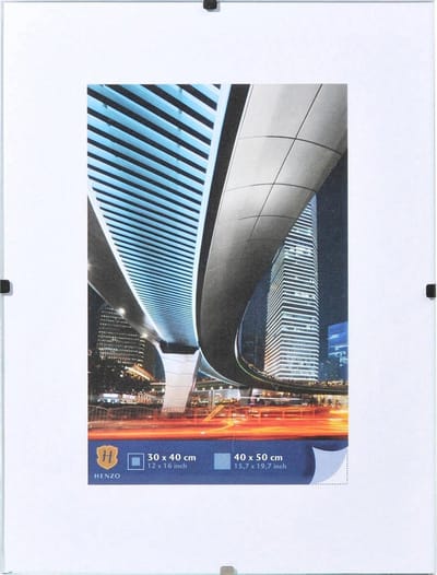 Fotolijst - Henzo - Clip Frame - Fotomaat 40x50 cm - Transparant