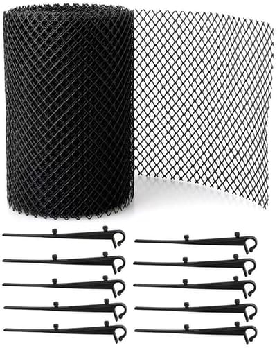 Dailygoods- Gootbescherming 15 cm x 6 m - Draadgaas - Bladeren/Vuil Blokkering - Eenvoudige Installatie - Duurzaam - Effectieve Bescherming - Dakgootbescherming