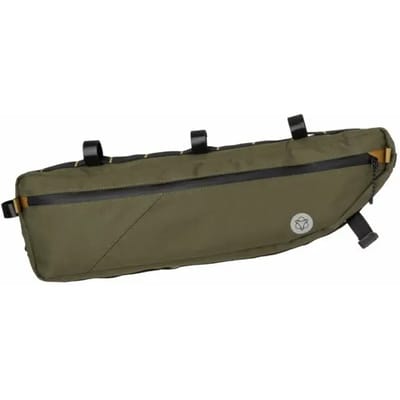AGU Bikepacking Tube Frametas Venture - Fietstas voor Frame - Legergroen - 5,5L - Waterafstotend - Eenvoudige Montage