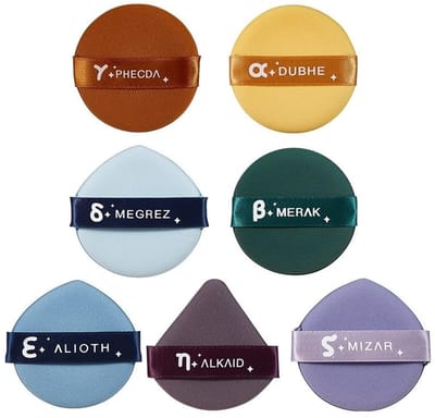 Dailygoods- Vingerpoeder 7 Stuks - Make-up Spons - Zacht Schuim