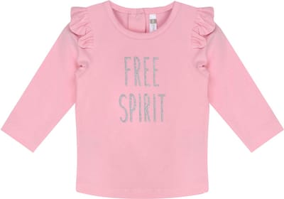 Ducky Beau Longsleeve Pink - T-shirt - Lange Mouwen - Meisjes - Roze - Maat: 50