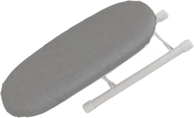 Mini Strijkplank - Tafel Strijkplank - Snel Kreukels Verwijderen - Opvouwbaar Compact - 26x11x3 cm - Grijs