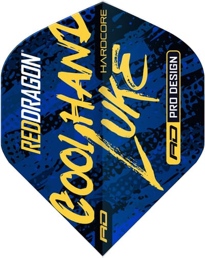 Red Dragon Luke Humphries Signature Blue Hardcore Standard - Dart Flights