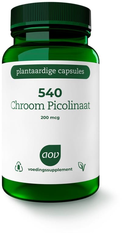AOV 540 Chroom Picolinaat - 2 x 60 vegacapsules - Voordeelverpakking