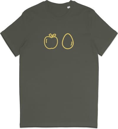 Dames Heren T Shirt Klussen - Appeltje Eitje - Grappig Cadeau voor Doe Het Zelvers - Khaki Groen - XS
