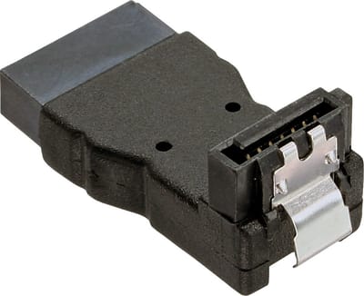 InLine 27700B kabeladapter/verloopstukje SATA Zwart