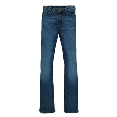 Celia 245 Superslim Flared Jeans - Dark Used Blue