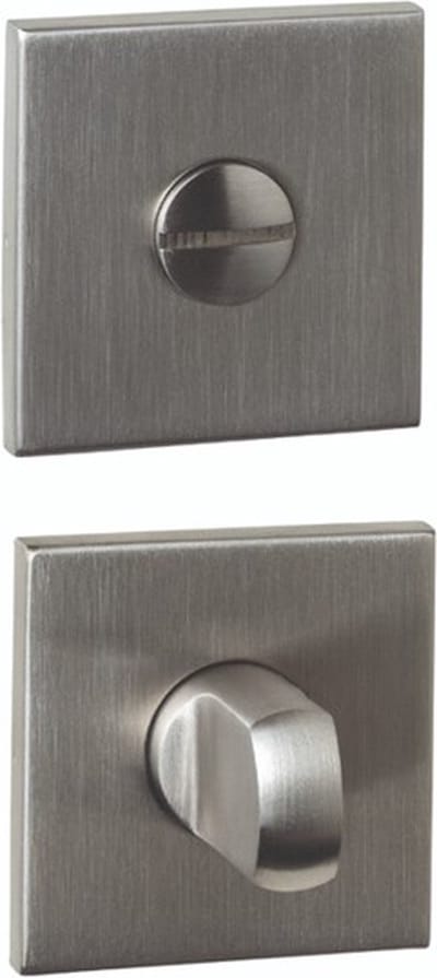 Intersteel WC-sluiting verdekt 53x53x6mm met stift 6-8mm rvs