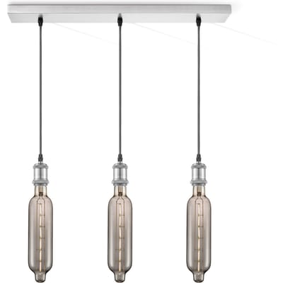 Home sweet home hanglamp Vintage 3L Beam Tube - smoke