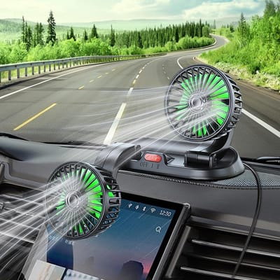 Usb Ventilator - Auto Ventilator - Airco Compact - Zwart
