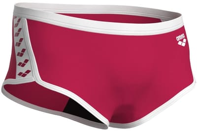 ARENA | M Icons Swim Low Waist Short Solid red-white (Maat - 90)
