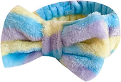 Fluffy Make-up Haarband Stripe | Candy | Badstof | Masker/Gezichtsverzorging | Fashion Favorite