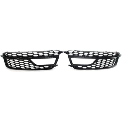 Linker-/rechtervoorbumperroosters Mistlamproosterafdekking Vervanging voor S5 A5 S-Line zwart