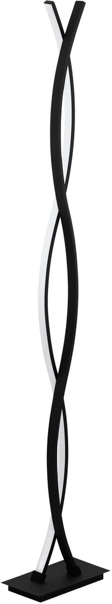 EGLO Lasana 3 Vloerlamp - LED - 142 cm - Zwart/Wit
