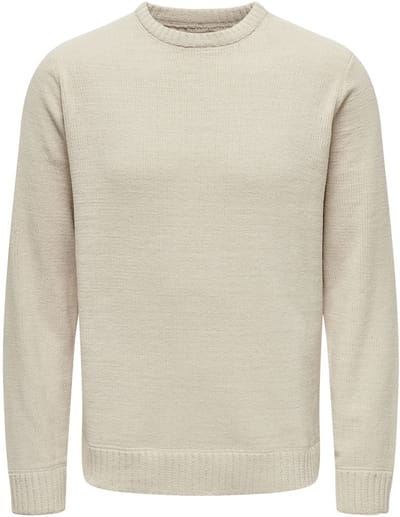 ONLY&SONS - ONSETHAN LIFE REG 7 CREW KNIT NOOS - Heren - Gebreide truien