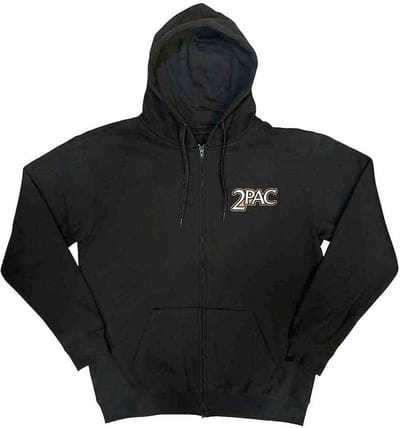 Tupac - Crown Seal Vest met capuchon - S - Zwart
