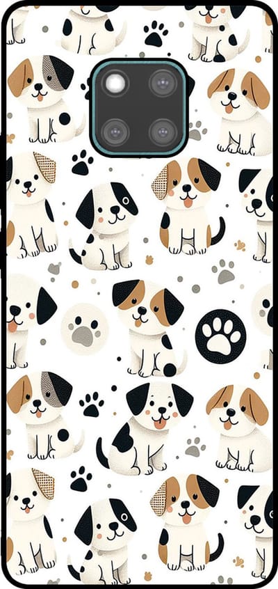 Smartphonica Telefoonhoesje Geschikt voor Huawei Mate 20 Pro met honden opdruk - TPU backcover case dog design geschikt voor Huawei Mate 20 Pro