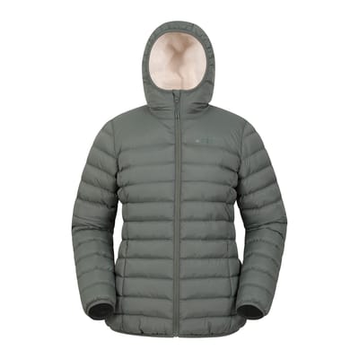 Mountain Warehouse Met imitatiebont gevoerde dames/dames jas (Kaki Groen)