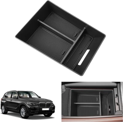 Center Console Opbergdoos voor BMW X5, X6 en X7 (2019-2023) - Armsteun Organizer en Handschoenenvak, Ideaal voor Auto Accessoires en Interieurverbetering