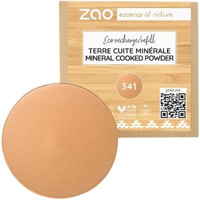 Zao Mineral powder Navulling Gekookt Poeder Naturel Dames 15 g