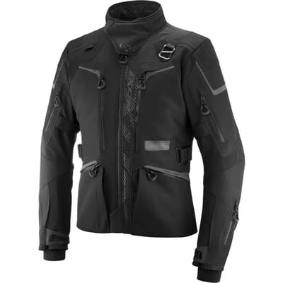 Ixon Odin Long Zwart Waterdichte Textiele Motorjas - Jas