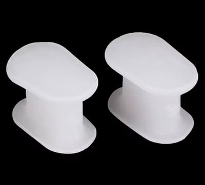 New Age Devi - Teenspreider-Tenenspreider-Hallux-Valgus-Siliconen-4-Stuks