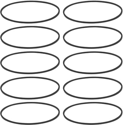 Dailygoods- Afvalseal 10 Stks - Rubber - Lekvrije Afdichting - Gootsteen - Badafval - Trap Inlaat - Externe Diameter 42mm - Afdichtring