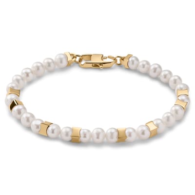 Ocata | Goudkleurige Armband met Parels