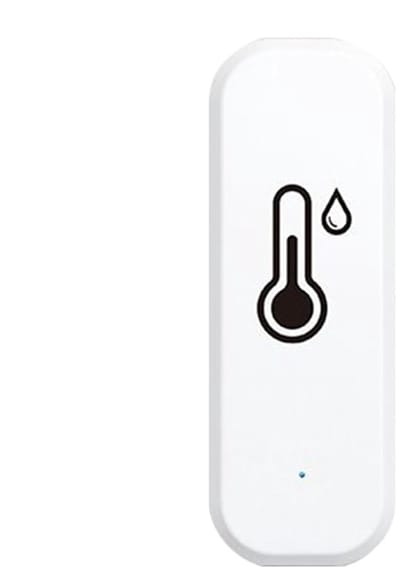 Slimme Hygrometer - Temperatuur Sensor - Thuis Monitoring - Wifi Dubbele Modus - 7x2.5x2cm - Wit
