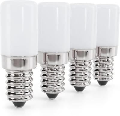 4 x E14 LED-koelkastlampen 2W - Efficiënte verlichting voor koelkast en vriezer