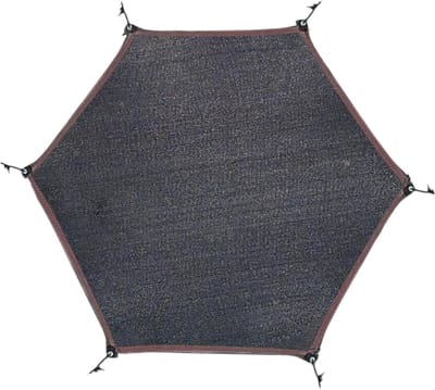 Trampoline Zonnescherm - Luifel Hoes - Buiten Spelen - UV-Beschermend Materiaal - Tot 5 Meter - Zwart