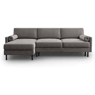 3.5-zits hoekslaapbank Scott velvet links met opbergruimte | Micadoni Limited Edition