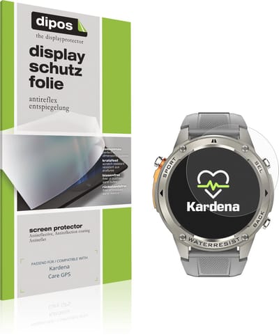 dipos – 6x Matte Beschermfolie geschikt voor Kardena Care GPS | Krasbestendige & antireflecterende Screenprotector Ultra-Thin