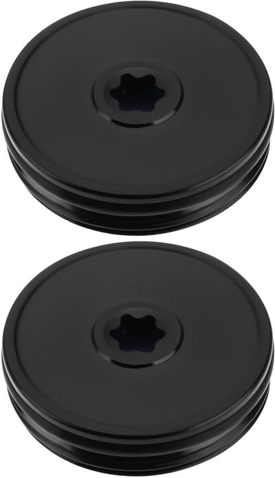 Dailygoods- Golf Putter Gewicht 2x 15g - Compatibel met Odyssey Ai-ONE - Jailbird Mini - Eenvoudig te installeren - Hoogwaardige metalen constructie - Zwart - Puttergewicht