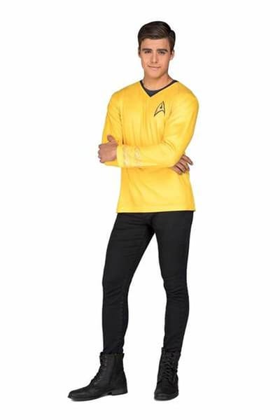 Kostuums voor Volwassenen My Other Me Star Trek Kirk Geel Shirt - S