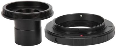 Dailygoody - Microscoop Lens Adapter Ring - T-montage - Aluminiumlegering - Zwart - Camera Accessoire - Geschikt voor SLR-camera - Verlengbuis