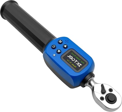 Digitale momentsleutel 1/4" met 1.5-30Nm, ratelfunctie, LED-display en hoge nauwkeurigheid, geschikt voor diverse eenheden en kalibratie