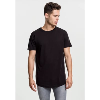 Urban Classics - Shaped Long Heren T-shirt - XS - Zwart