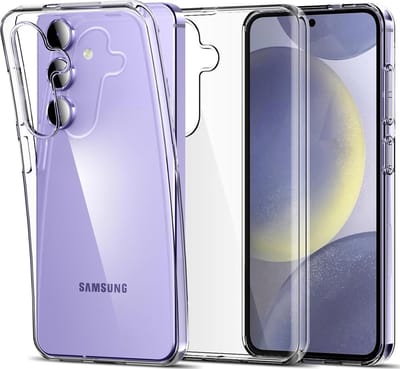 Casemania Hoesje Geschikt voor Samsung Galaxy S25 - Transparant - Siliconen Back Cover